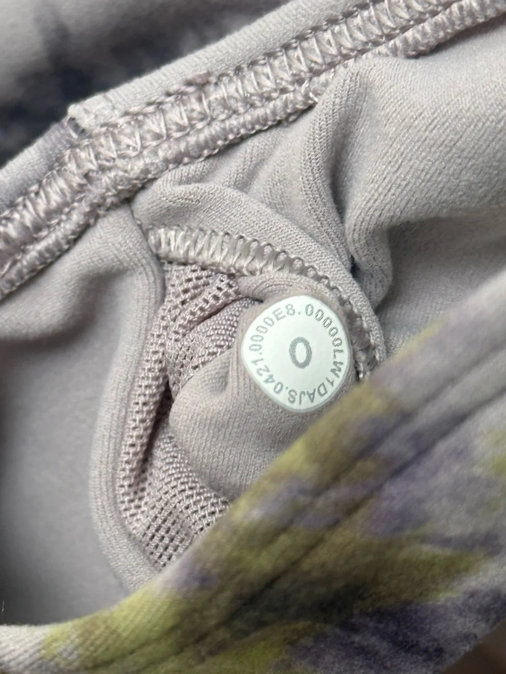 Lululemon Align Tank Top in Radial Tie Dye Mauve Grey Multi